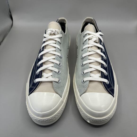 Converse Chuck 70 Taylor All Star Shoes Mens Size 10 Navy Gray Low Top By You - Picture 4 of 9